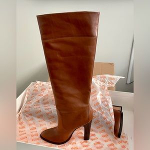 Kors Michael Kors Women’s Courtney Shiny Calf High Heel Boot